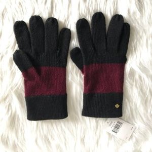 Kate Spade Color Block Stripe Gloves NWT 3X$25